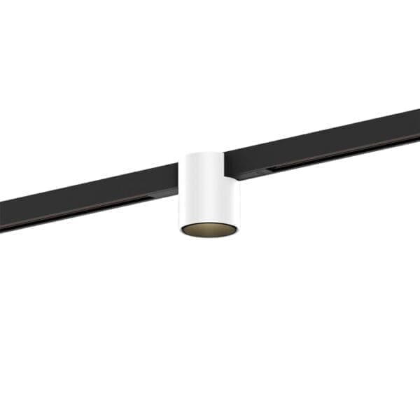 Wever e Ducrè RAY MINI ON TRACK 1.0 - LED 2700K - bianco e nero con adattatore nero