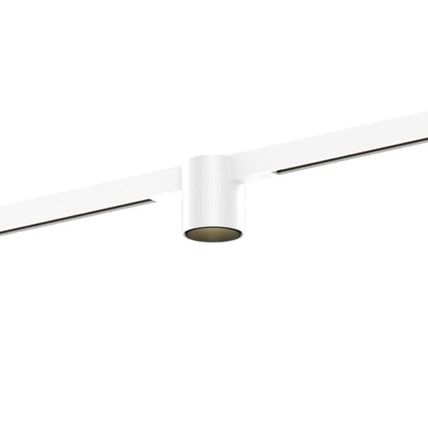 Wever e Ducrè RAY MINI ON TRACK 1.0 - LED 2700K - bianco e nero con adattatore bianco