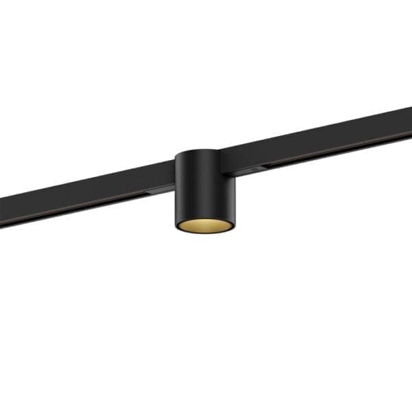 Wever e Ducrè RAY MINI ON TRACK 1.0 - LED 2700K - nero e oro con adattatore nero