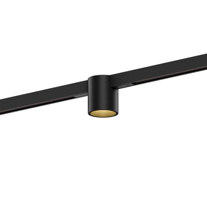 Wever e Ducrè RAY MINI ON TRACK 1.0 - LED 3000K - black and gold with black adapter
