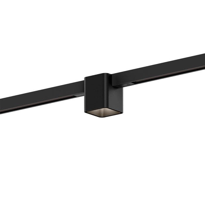 Wever e Ducrè DOCUS MINI ON TRACK 1.0 - LED 2700K - nero e bronzo con adattatore nero