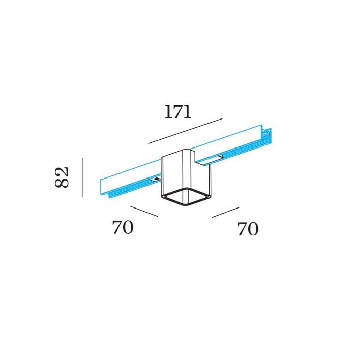 Wever e Ducrè DOCUS MINI ON TRACK 1.0 - LED 3000K - nero con adattatore nero - immagine 3