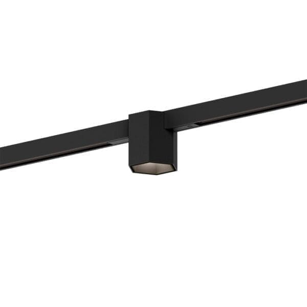 Wever e Ducrè HEXO MINI ON TRACK 1.0 - LED 2700K - nero e bronzo con adattatore nero