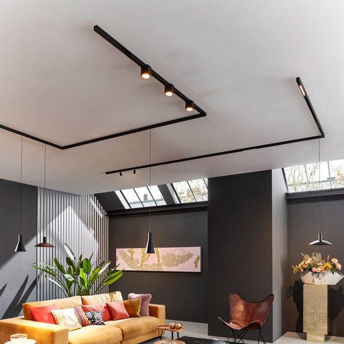 Wever e Ducrè HEXO ON STREX 1.0 - 3000k - white and black with black adapter - Image 2