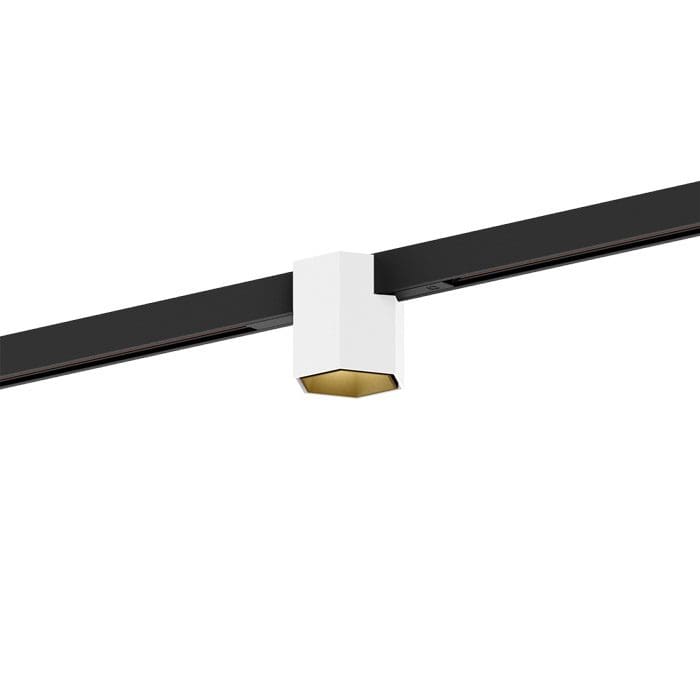 Wever e Ducrè HEXO ON STREX 1.0 - 3000k - white and gold with black adapter