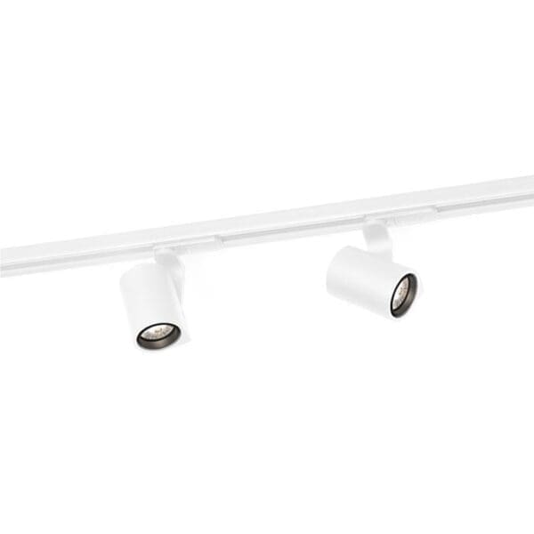 Wever e Ducrè SQUBE ON TRACK 1.0 LED 2700K - for 1-phase - bianco