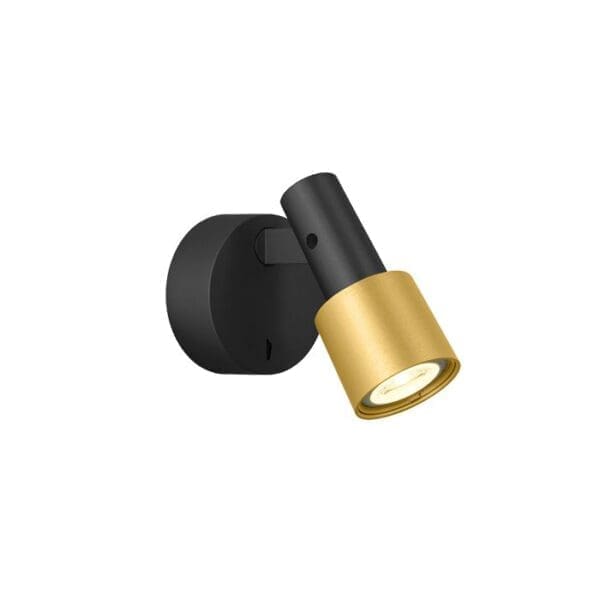 Wever e Ducrè SARA SNOOZE 1.0 parete - PAR16 - nero e oro