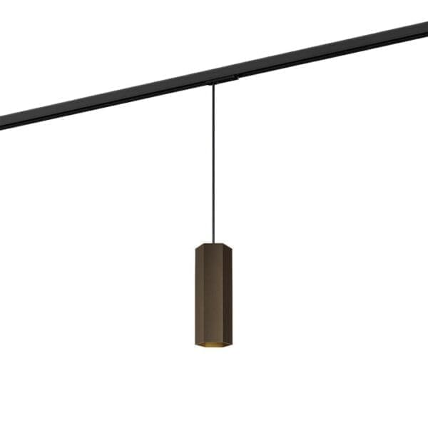 Wever e Ducrè HEXO ON TRACK 2.0 sospensione PAR16 1 phase - bronzo