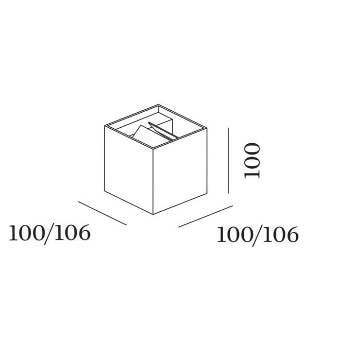 Wever e Ducrè BOX 2.0 wall surface - LED 1800-2850K - black - Image 3