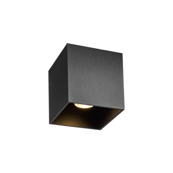 Wever e Ducrè BOX 1.0 soffitto - LED 3000K - nero - outdoor