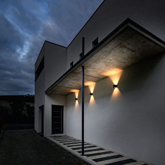 Wever e Ducrè BOX 2.0 parete - LED 2700K - bronzo - outdoor - immagine 2