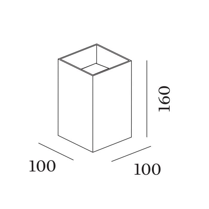 Wever e Ducrè BOX 3.0 parete - LED 3000K - bianco - outdoor - immagine 3