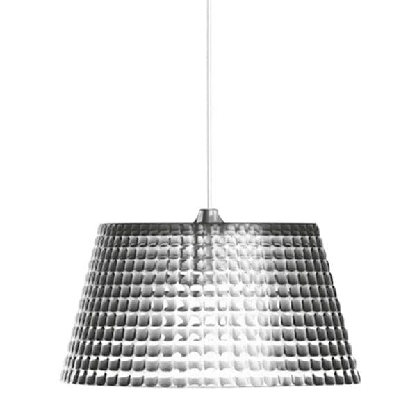 iGuzzini SIROLO L sospensione - LED 3000k - trasparente grigio