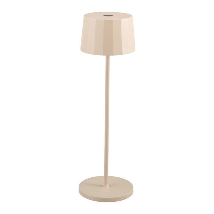 Marino Cristal Logica TWIGGY LESS Lampada da tavolo ricaricabile con base  Sabbia