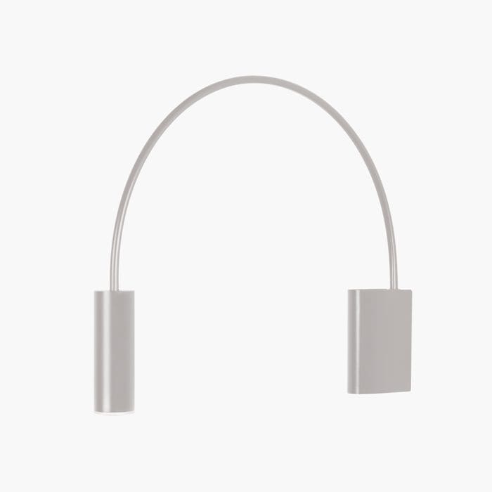 Estiluz VOLTA wall - LED 2700k - cable and plug with on / off switch - white body with white head finish