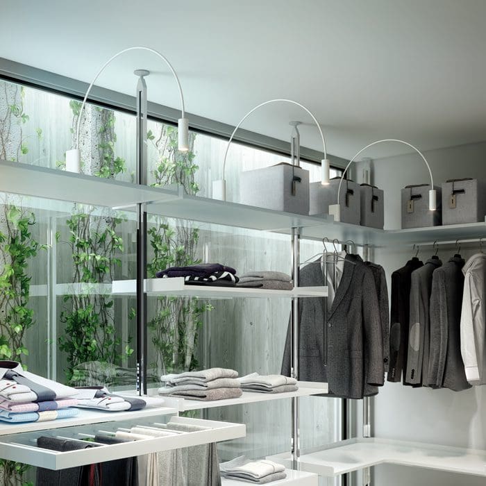 Estiluz VOLTA wall - LED 2700k - white body with white head finish - Image 2