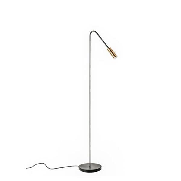 Estiluz VOLTA terra - LED 2700k - corpo nero con finitura testa in oro