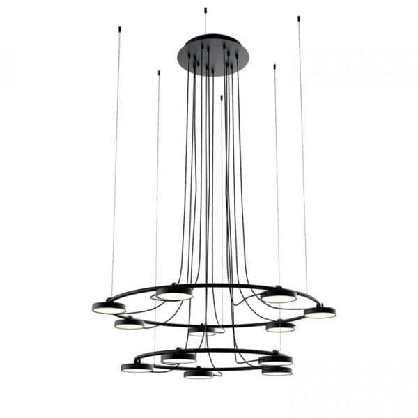 Estiluz ARO sospensione - nero