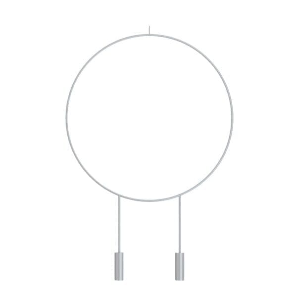 Estiluz REVOLTA T-3636 suspension LED 2700k - white body and heads