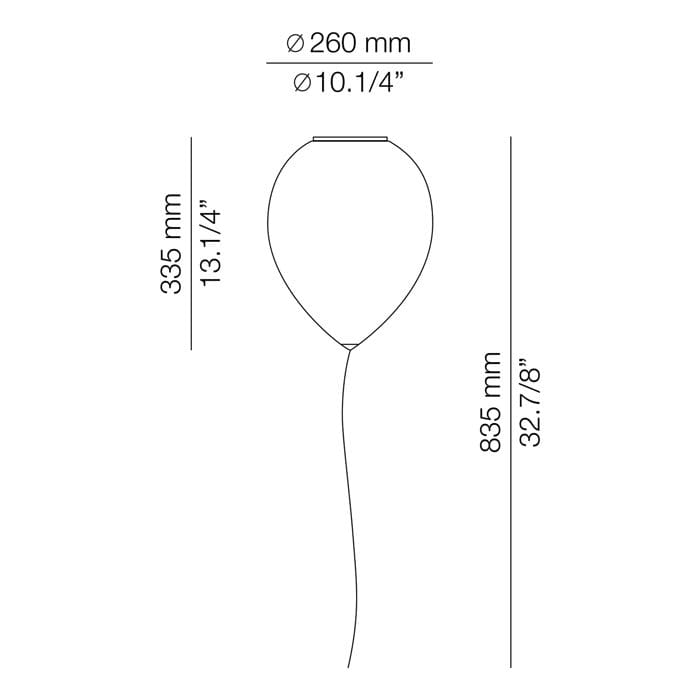 Estiluz BALLOON soffitto - bianca - immagine 3