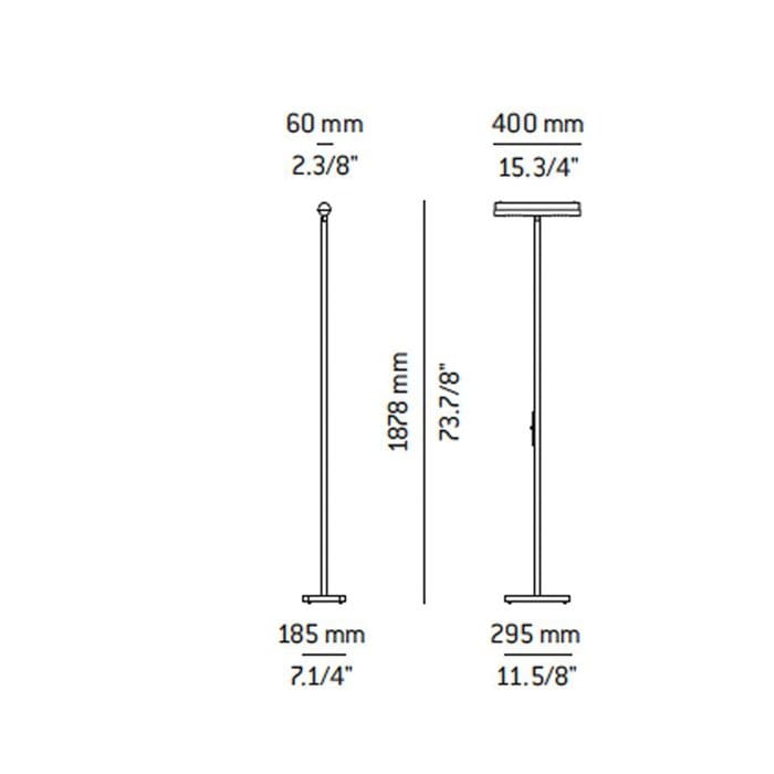 Estiluz BASICS wall - LED 3000k - nickel - Image 3