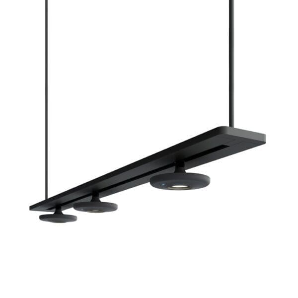 Estiluz BUTTON suspension - LED 3000k - black