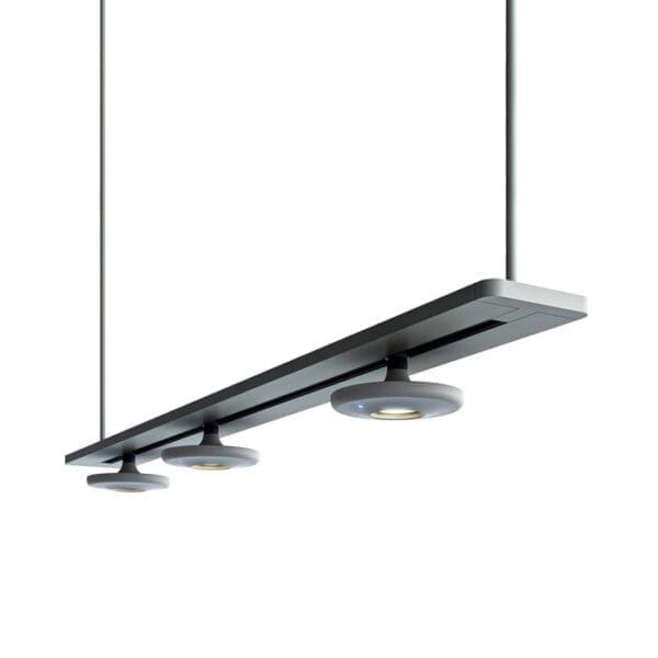 Estiluz BUTTON suspension - LED 3000k - limestone gray