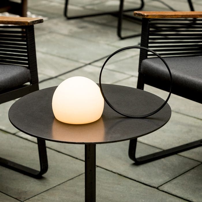 Estiluz CIRC portatile da tavolo - LED 3000k - nero - outdoor - immagine 2