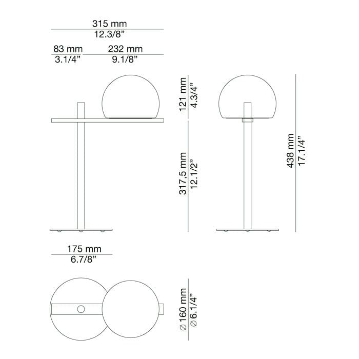 Estiluz CIRC table LED 2700k - black - Image 3