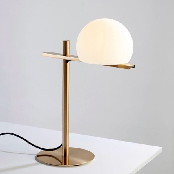 Estiluz CIRC tavolo LED 2700k - oro satinato