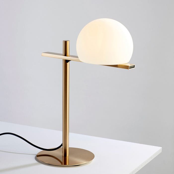 Estiluz CIRC tavolo LED 2700k - oro satinato