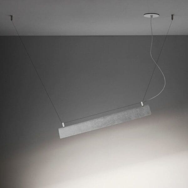 Estiluz GADA sospensione LED 2700k - cemento grigio chiaro