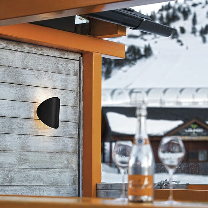 Estiluz LUNE parete - negro - indoor e outdoor - immagine 2