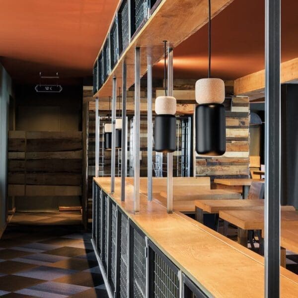 Estiluz PILA sospensione 2700k - nero