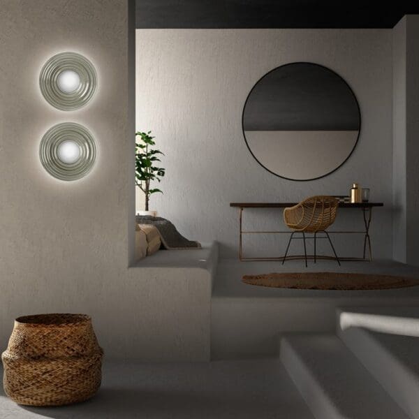 ITALAMP GRAVITY wall 3000k - fume crystal glass