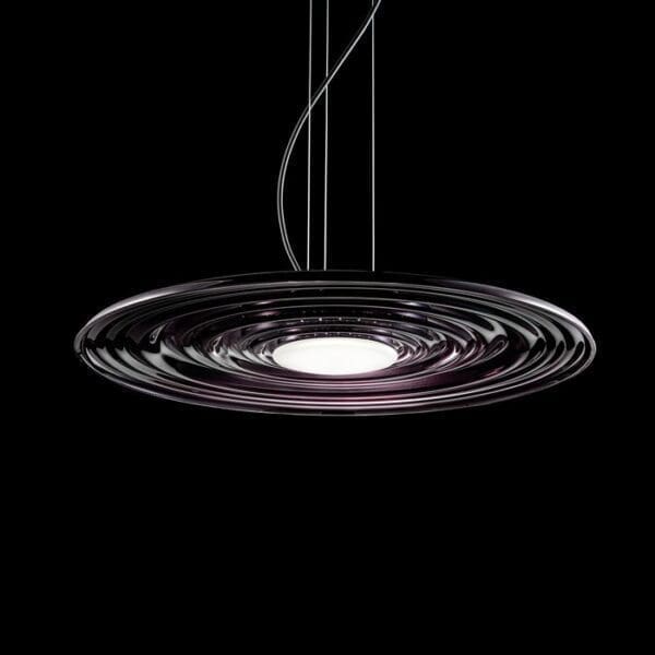 ITALAMP GRAVITY suspension 3000k - fume crystal glass