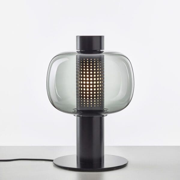 Brokis BONBORI PC1164 small - transparent smoked grey glass - matt black structure