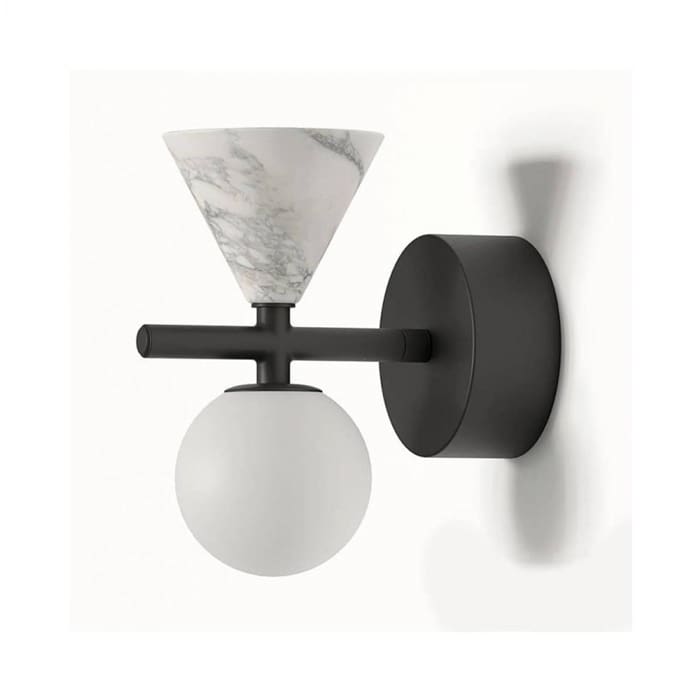AROMAS DEL CAMPO ONETA - wall - matt black and white marble with opal shade