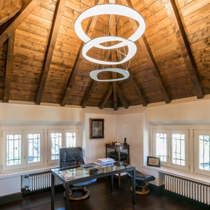 ICONE DIADEMA 3D - suspension - gold leaf