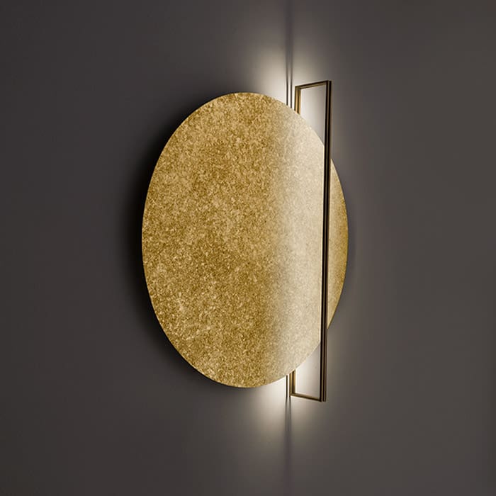 ICONE ESSENZA 47 D - parete - polvere oro e bronzo spazzolato - immagine 2