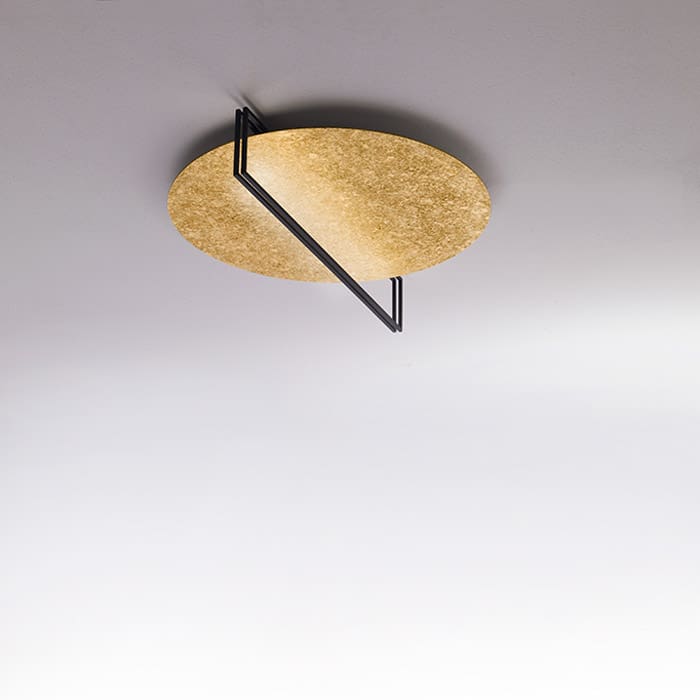 ICONE ESSENZA 90  - soffito - gold powder and brushed bronze