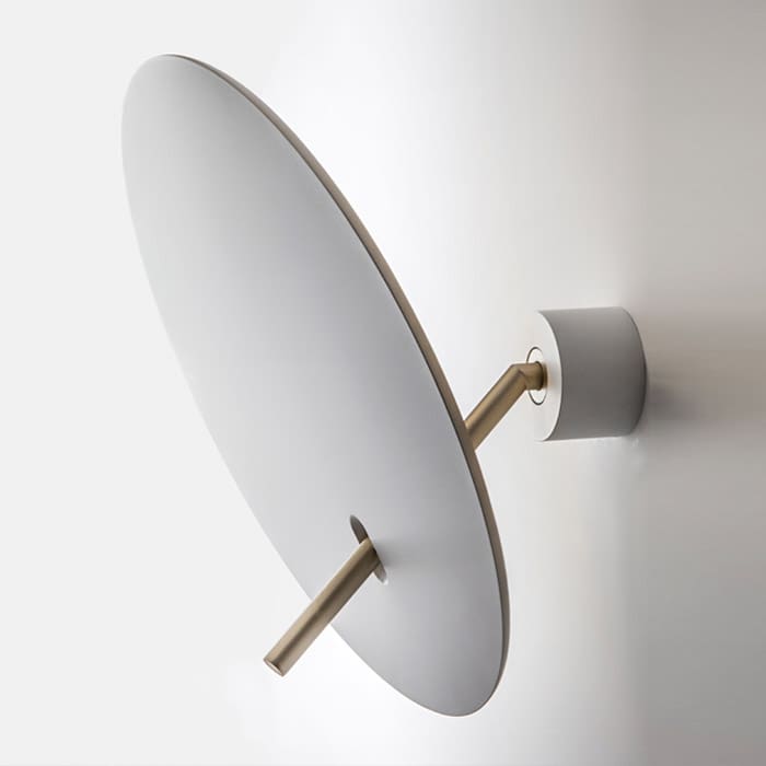 ICONE LUA 20 - parete - bianco e oro silver - immagine 2