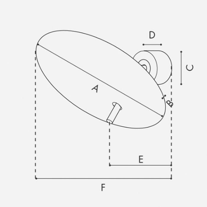 ICONE LUA 20 - wall - rust and gold silver - Image 3