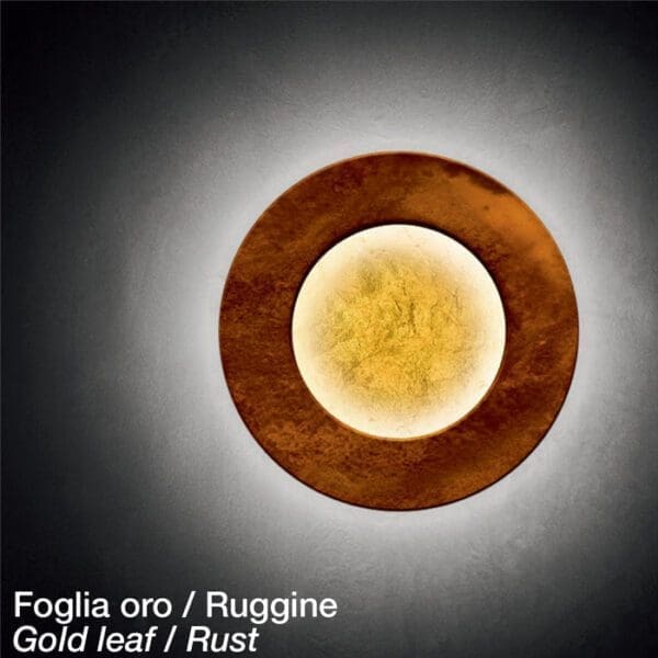 ICONE VERA 26 - foglia oro e ruggine