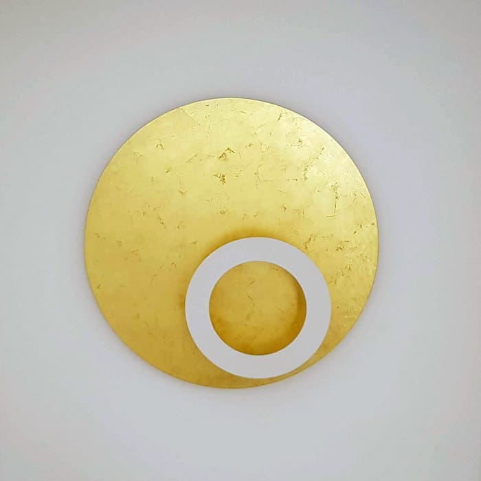 ICONE VERA 66 - wall - gold leaf and white