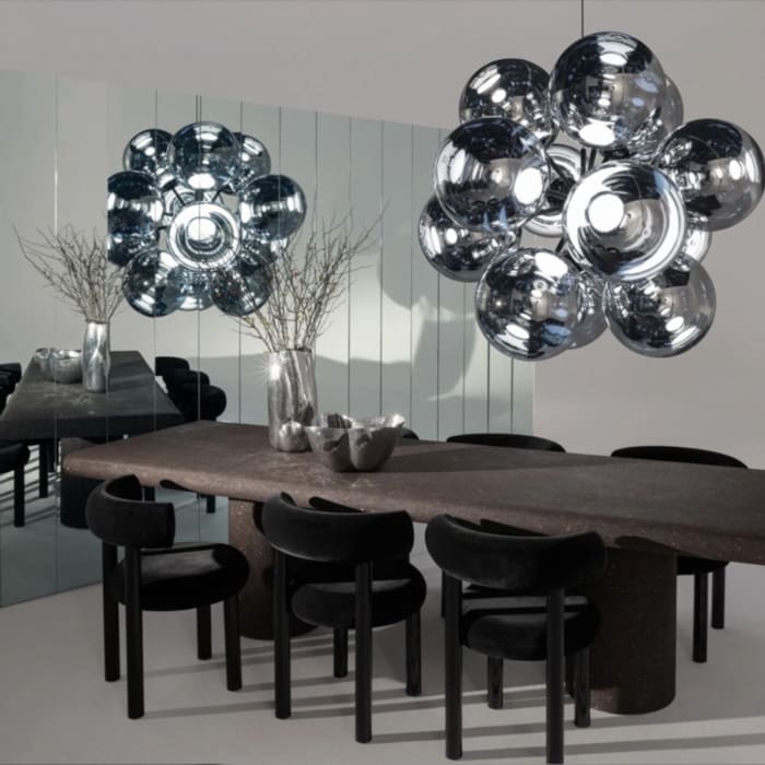 Tom Dixon GLOBE BURST chandelier - silver - Image 2