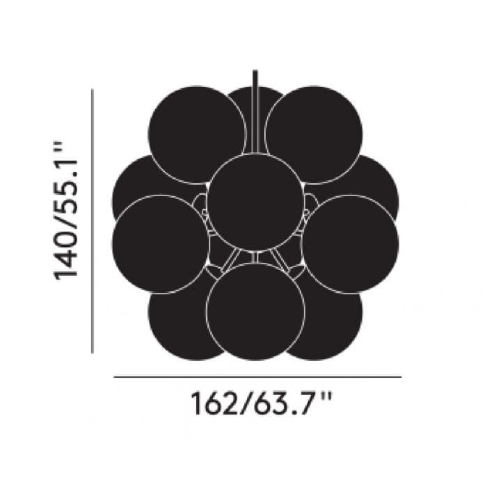 Tom Dixon GLOBE BURST chandelier - silver - Image 3