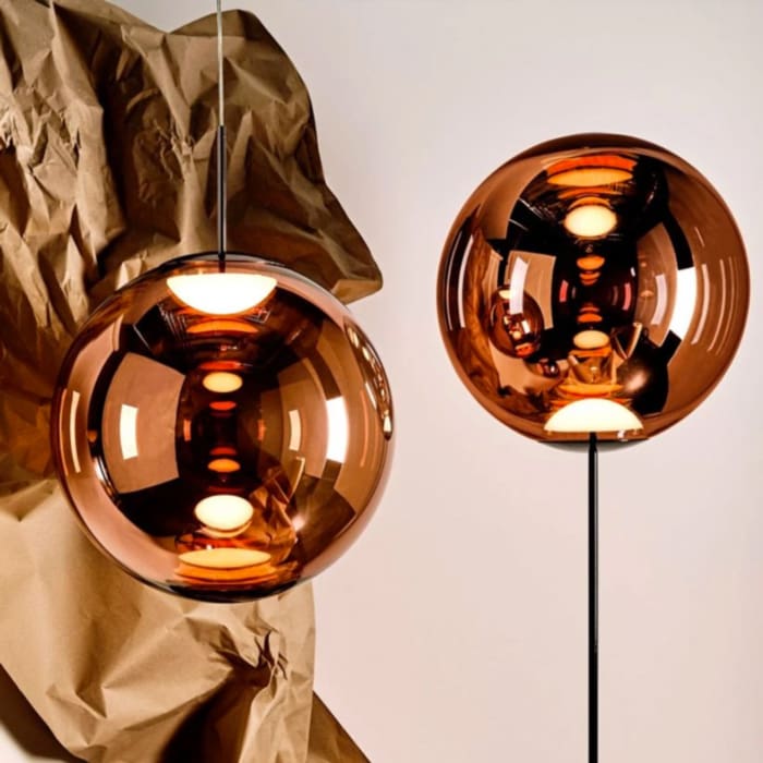 Tom Dixon GLOBE CONE - floor - copper - Image 2
