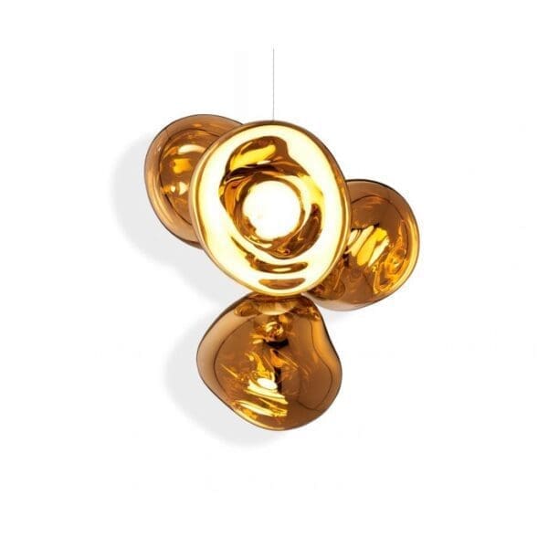 Tom Dixon MELT CHANDELIER small - suspension - gold