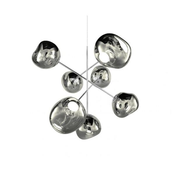 Tom Dixon MELT CHANDELIER large - suspension - chrome